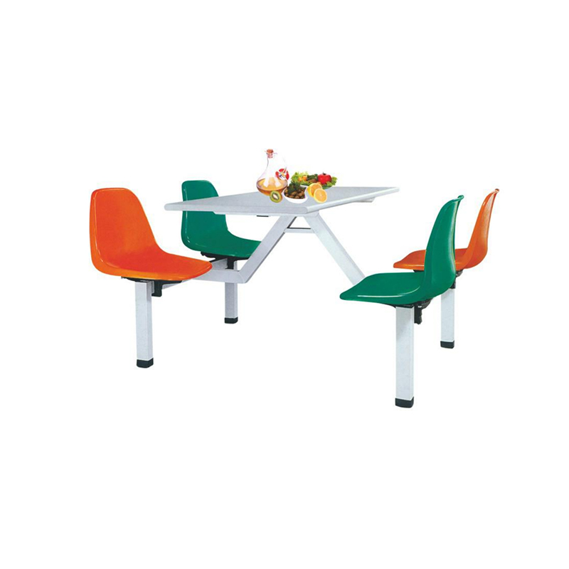 UC-A5101 Mesa y sillas de comedor de cuatro plazas de fibra de vidrio