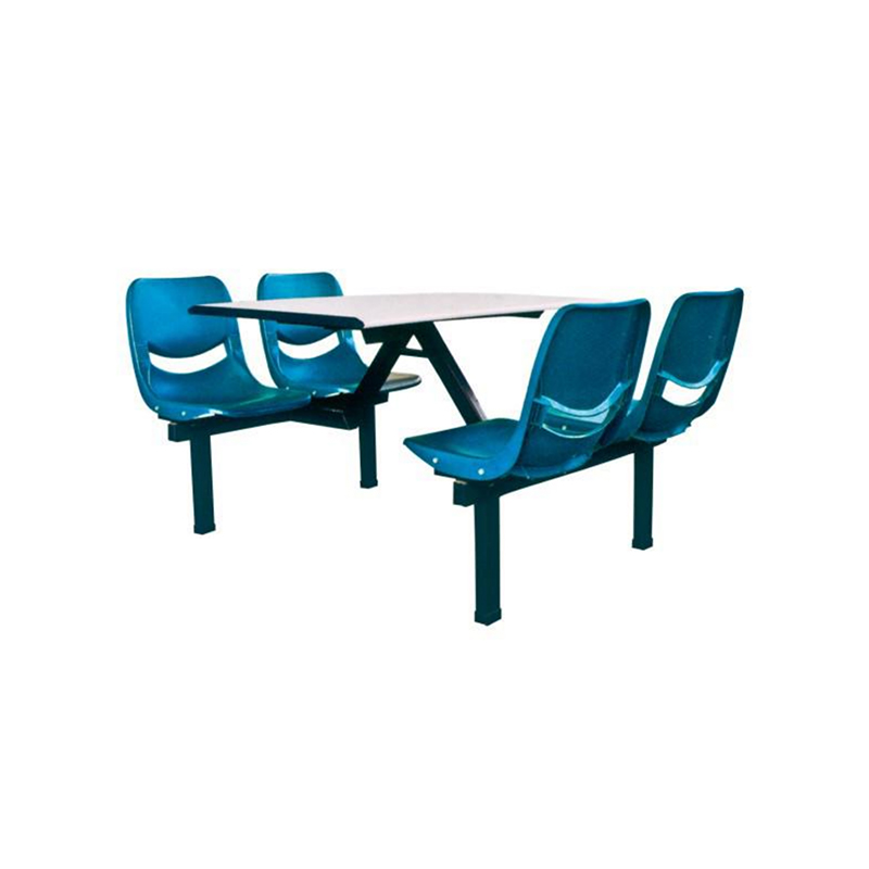 UC-A5202 Mesa y sillas de comedor de seis plazas de fibra de vidrio