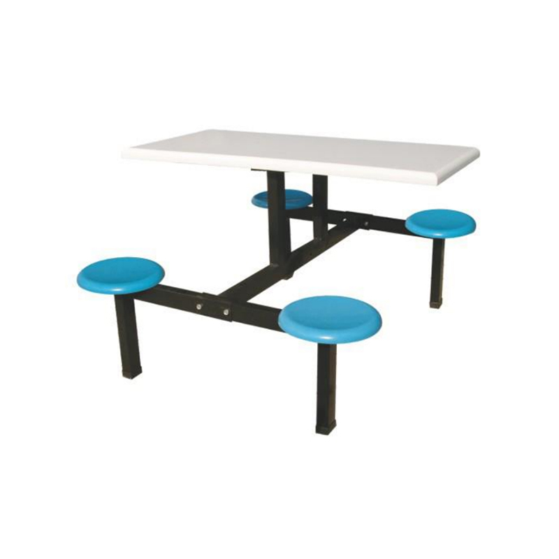 UC-A5301 Mesa de comedor redonda con sillas de fibra de vidrio