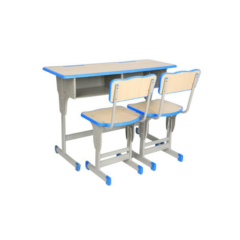 UC-A2302 Escritorio doble con respaldo y silla para formación moderna