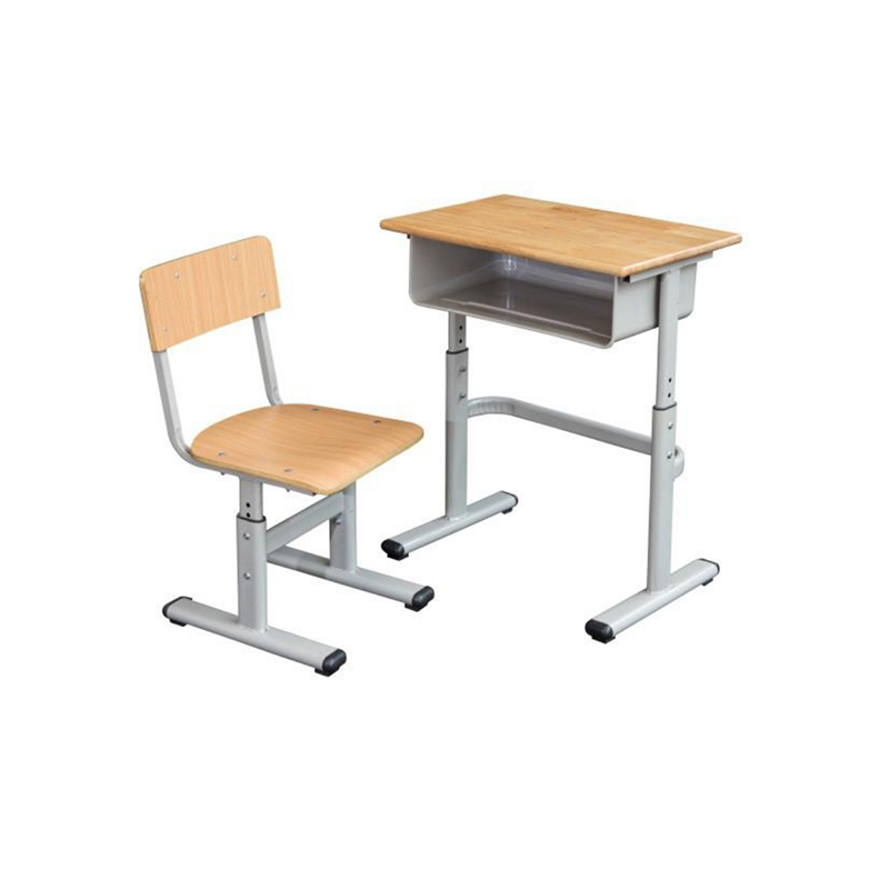 UC-A3502 Escritorio escolar de una sola columna con silla (versión mejorada para aulas)