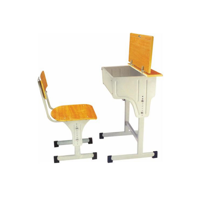 UC-A3802 Escritorio y silla individuales tipo flip-top para aula escolar