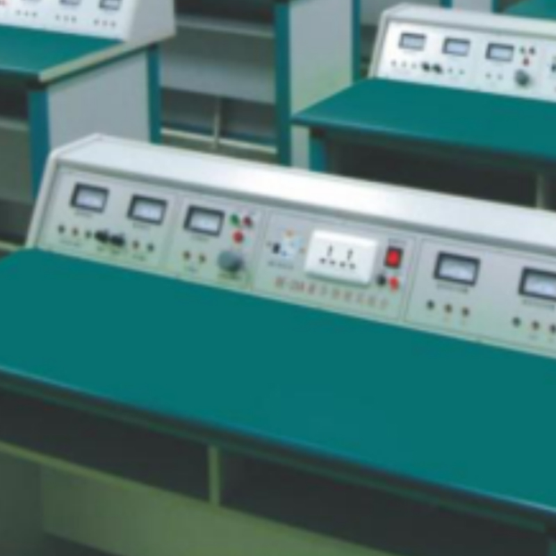 Mesa de laboratorio de física eléctrica