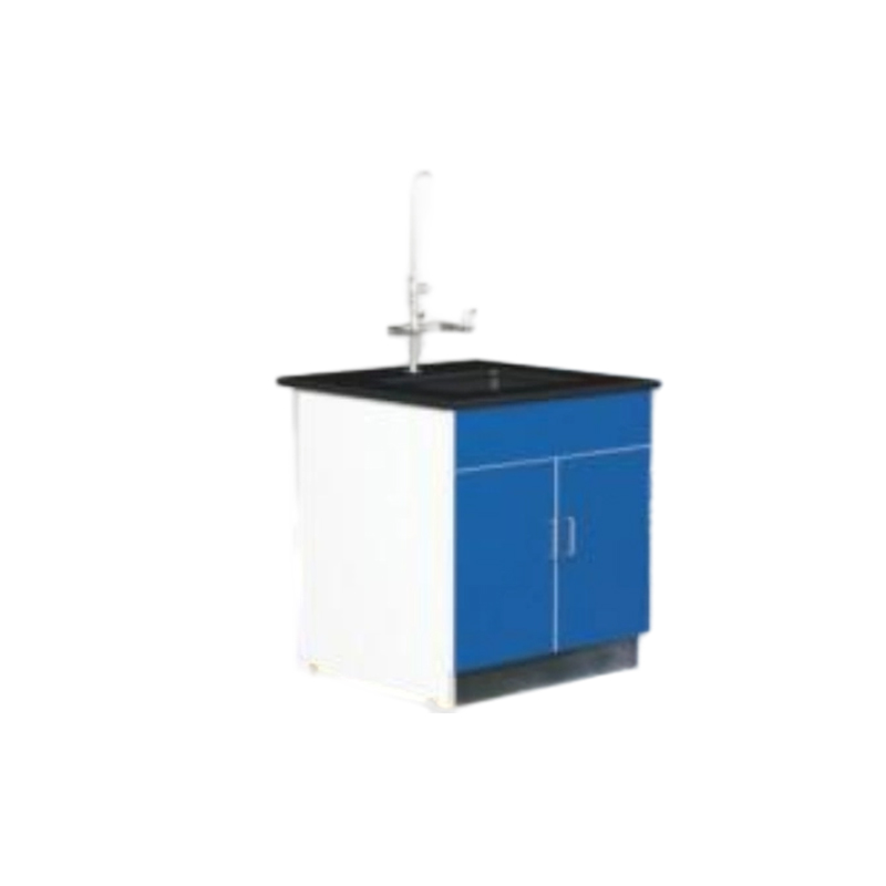 Mesa de lavado químico individual para laboratorio escolar