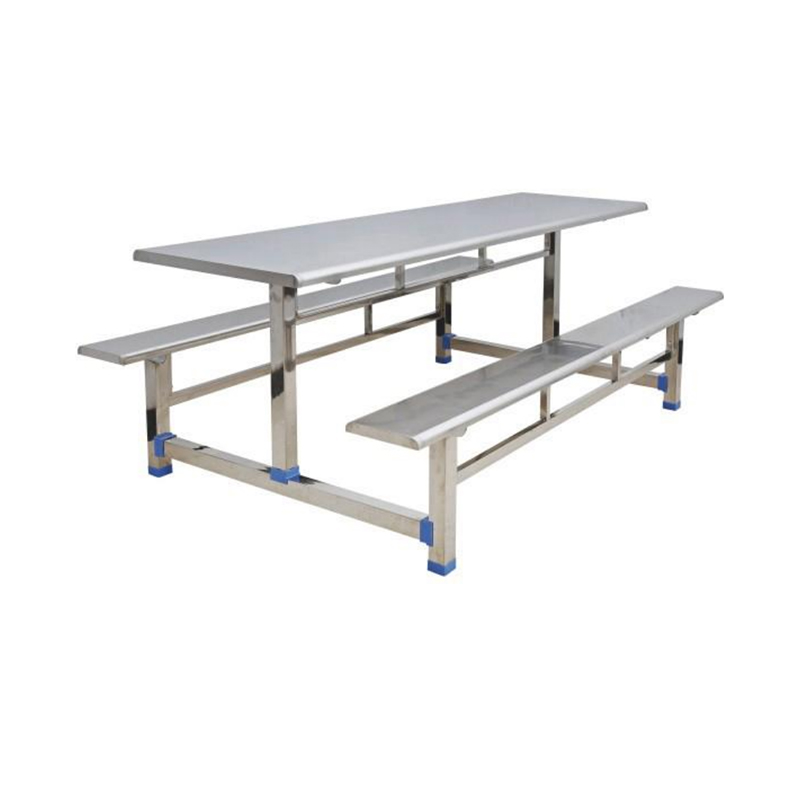 UC-A5503 Banco de comedor de acero inoxidable de ocho plazas