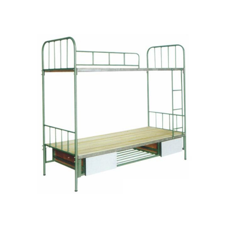 UC-A6203 Cama de hierro doble con estante para zapatos