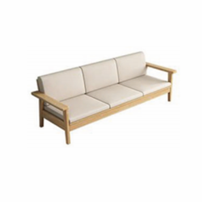 HS-W014 Sofá suave de madera maciza