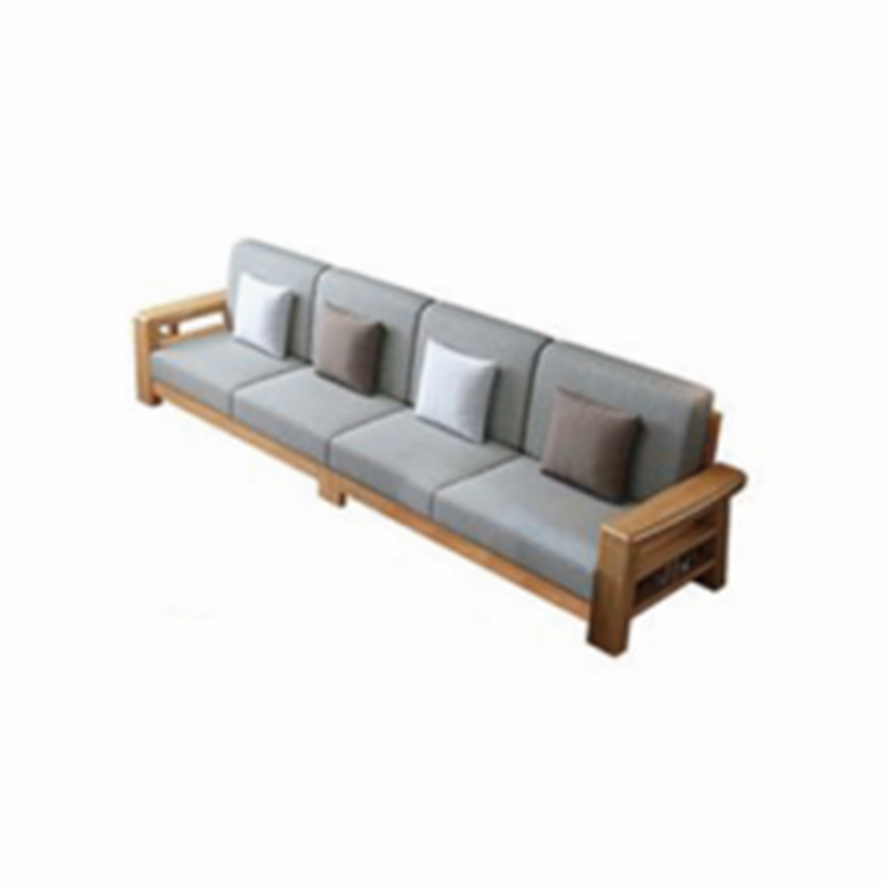 HS-W011 Sofá suave de madera maciza