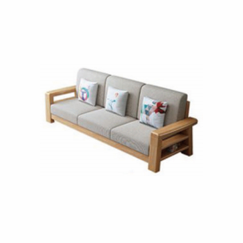 HS-W010 Sofá suave de madera maciza