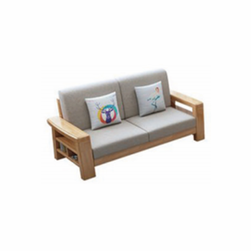 HS-W009 Sofá suave de madera maciza
