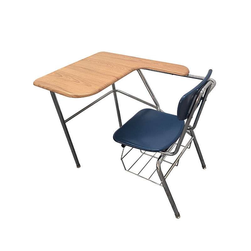 Escritorio y silla integrados para estudiantes